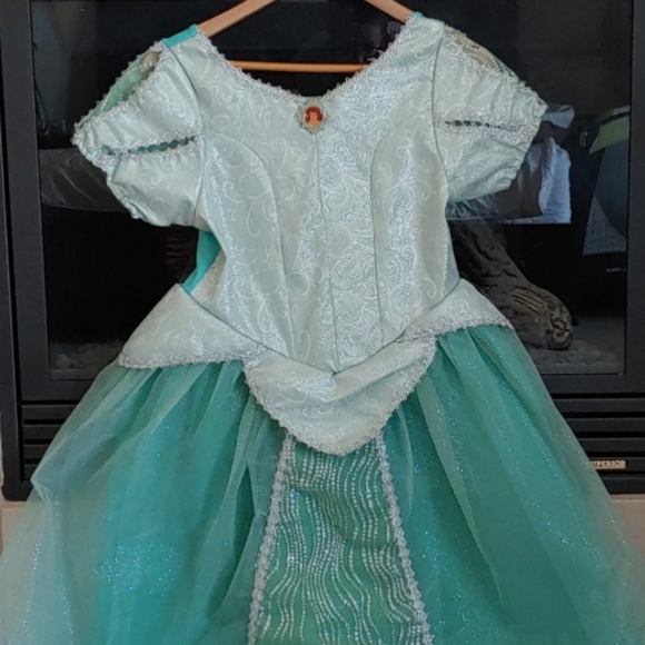 ariel green dress costume